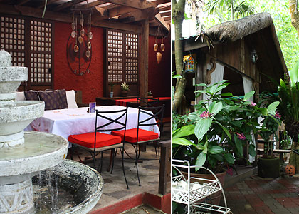 cozy and romantic dining nooks at Bag of Beans, Tagaytay