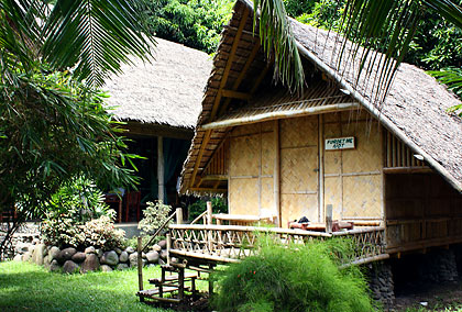 native cottage at the Tamarind Tree Resort, Padre Burgos