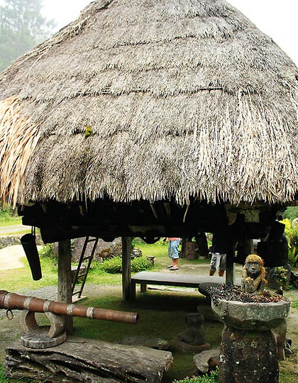 a native hut in Hiwang, Banaue